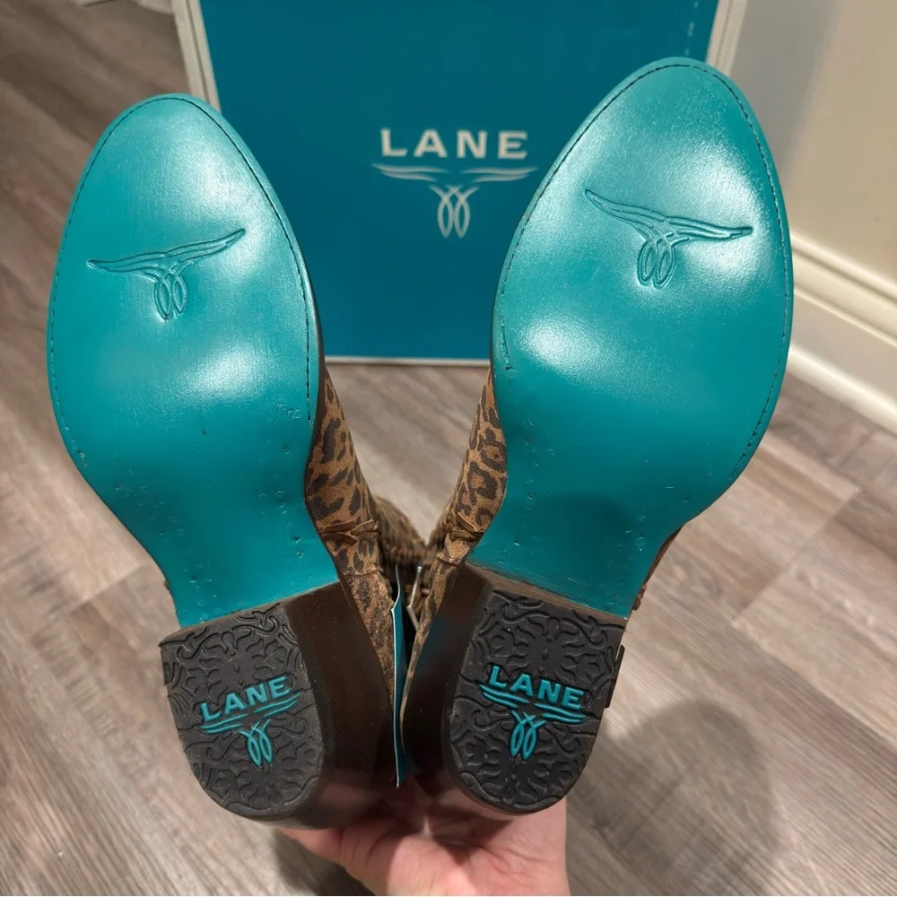 Lane Everyday Emma Leopard Suede Bootie Boots
